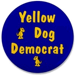 Yellow Dog Democrat Buttons
